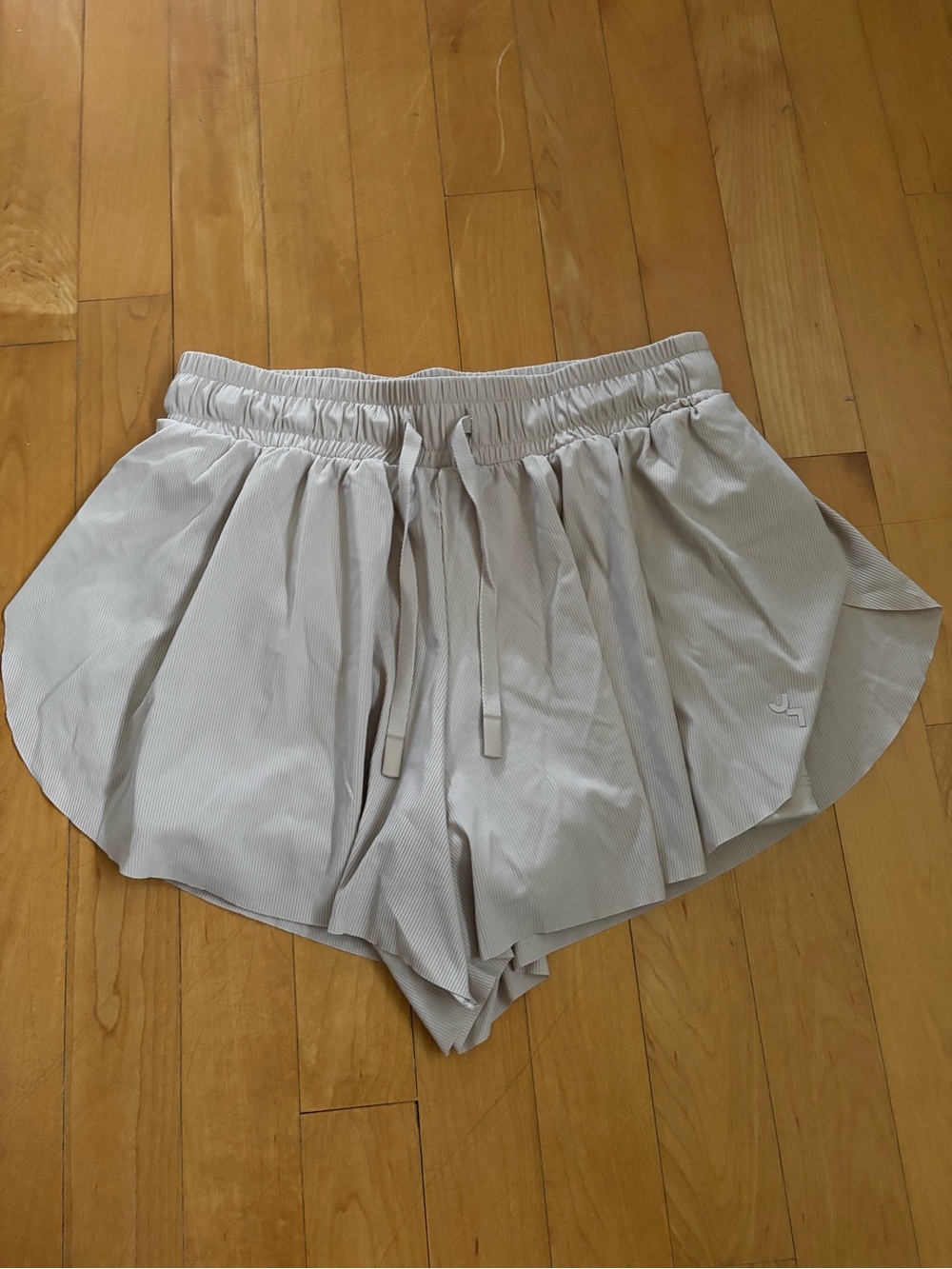 JoyLab Nude/Taupe High-Waist Active Split Shorts - XS